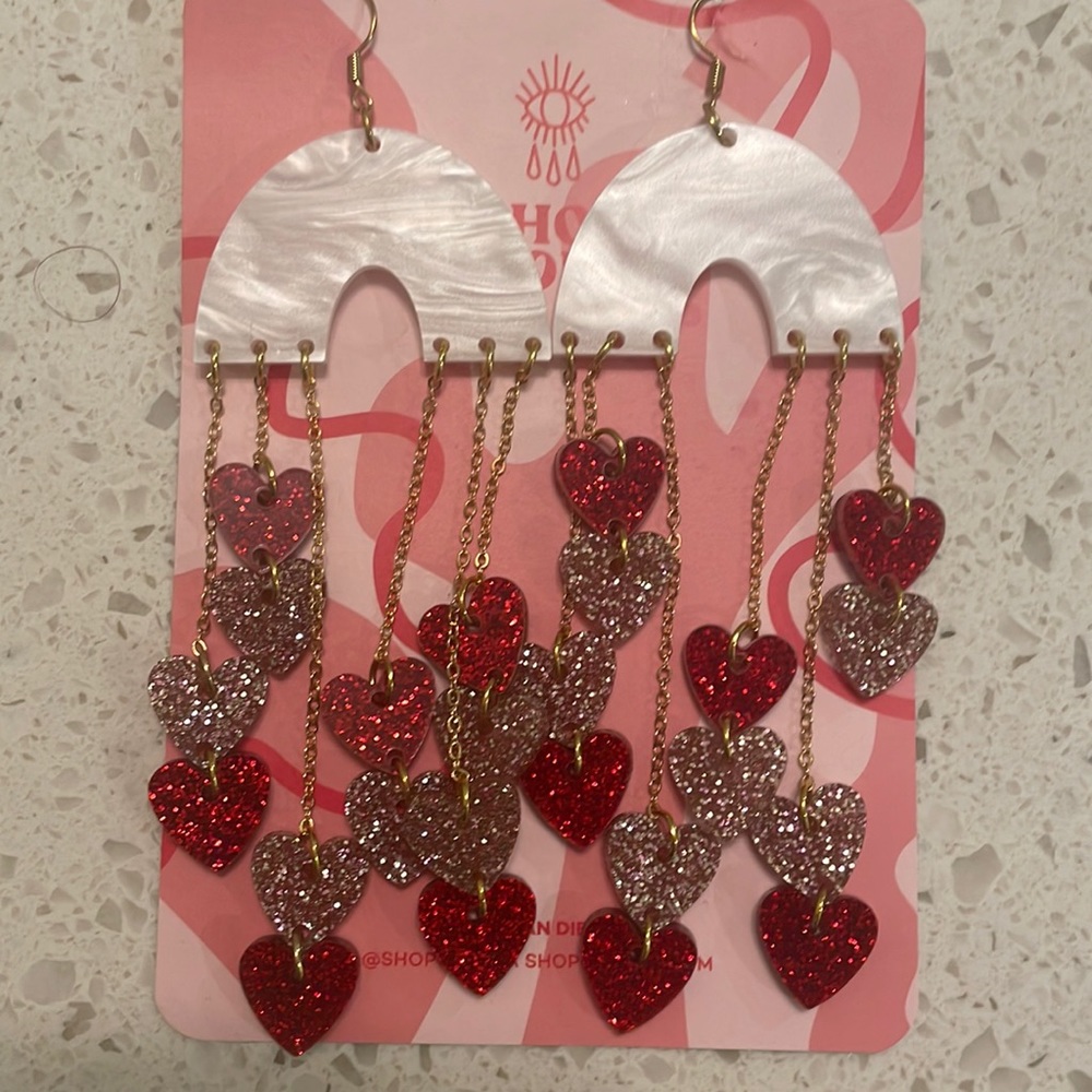 Shop Cholla heart earrings